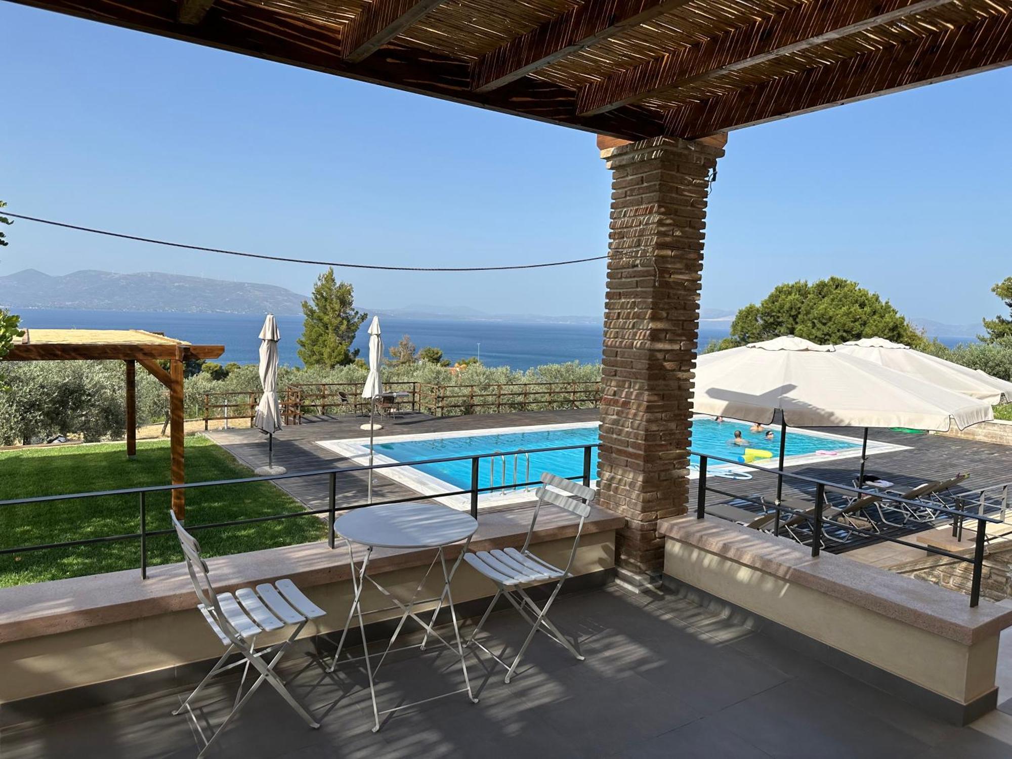 Villa Kalamos / Sea View And Pool Nearby Athens Buitenkant foto